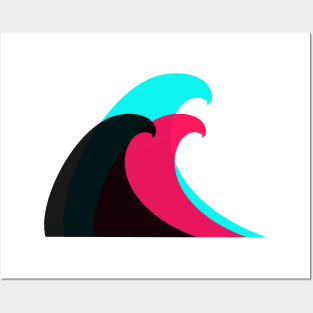 TikTok Waves Posters and Art